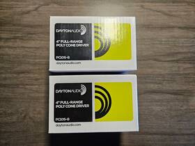 Pc105-8 Dayton Audio Pc105-4 4 Inch Full-range Poly Cone Driver - Set Of 2