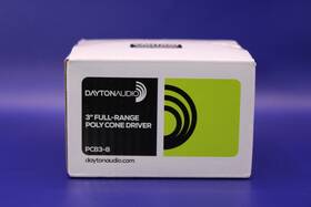 Dayton Audio Pc83-8 3 Inch Full-range Poly Cone Driver Nib