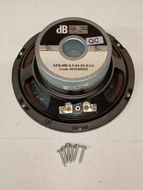 5-04-50-n-lv Dbtechnologies Aeb-mb-6 Mid-range Driver 6.5 Inch 4 Ohms 100-150watts