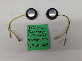 2849a103-1e Definitive Technology 1 Inch Tweeter Pair From Pro Monitor 800