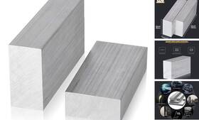 Jslk0502 Douyudao Pieces Of 1 Inch X Square Aluminum Bar 4 Long 0/ 2 Inches X2 X4 -2pcs