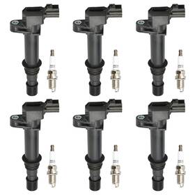 Drivestar B0b87h6jc1 6x Uf270 Ignition Coils And Iridium Spark Plugs Compatible