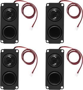 5w-8ohm-speaker Dweii 4 Pcs Speaker 5 Watt 8 Ohm Double Cavity Mini Full-range