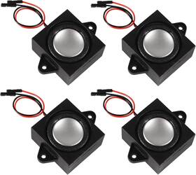 Dweii 726084622234 New 4 Pcs 3w 8 Ohm Mini Full Range Speakers Diy Audio Fast Shipping