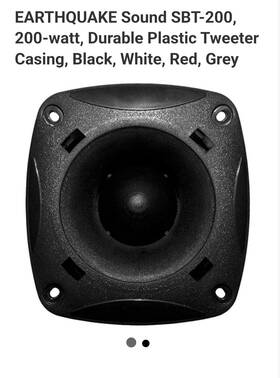 Sbt200 Earthquake Sound Earthquak Car/pro Audio 4-inch Super Bullet Tweeter 1.8 Inch Single