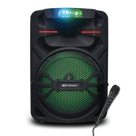 Emerson 840005018224 Portable 12 Inch Bluetooth Party Speaker With Disco Lights