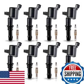 B07dp6wqk6 Ena 8 Ignition Coil Pack And Platinum Spark Plug Set 2005-2008 Compatible Ford
