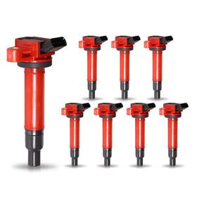 Ena B07v5rd9tl Red 8 Ignition Coil V8 4.3 4.7 2000 2001 2002 2003 2004 205 2006 2007 2008