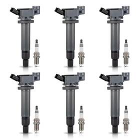 B088cxw1kd Ena Pack Of 6 Uf267 Ignition Coil 4504 Spark Plug 3.0 3.3 V6 1999 2000 2001