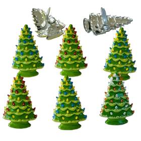 Qbrd2-1gj2t Eyelet Outlet Shape Brads 12/pkg-retro Tree