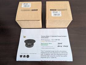 299-422 Famous Maker Pair - 3 Inch Extended Range Designer Series Woofer #299-422 20w/40w