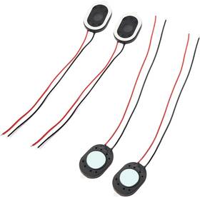 Fielect 313056433426 4pcs Diy Magnetic Speaker 1w 8 Ohm 20 X 14 3mm L W H Oval Shape