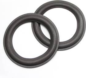 Fielect 445014922925 2pcs 6.5inch Foam Speaker Edge Subwoofer Surround Rings Replacement