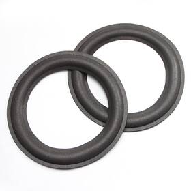 Fielect 888033438737 2pcs 6.5inch Foam Speaker Edge Subwoofer Surround Rings Replacement Kit