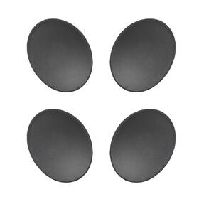 Fipux 680520350382 4pcs Speaker Dust Cap 115mm/4.5 Inch Subwoofer Paper Dome Coil Cover Caps