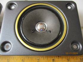 Sa80460-3 Fisher Tweeter 4 Ohm With A 4.75 Inch X 3.5 Flange Pull Stv-410 Speakers