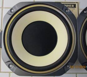 Sc80761-3 Fisher 10 Inch Woofer 8 Ohm 60w 6.6r 1.25mh - Stv-410 Pulls 2 Available