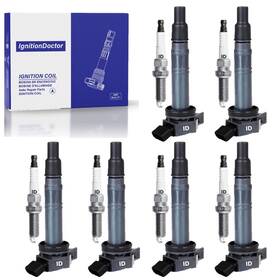 Fitvalue B07yylb76m Ignitiondoctor Ignition Coil And Double Iridium Spark Plug Pack Of 6
