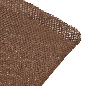 Fixinairp 641832259749 Grill Cloth 0.5x1.45 Meters 20x57 Inch Polyester Fiber Brown 1pcs