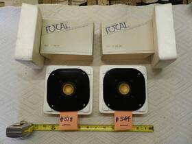 T120kf Focal Tweeters 8ohm Pair 2 Mint Condition Original Boxes Tested With Graphs