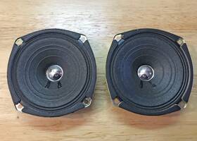 45599-28 Foster 4 Inch 8 Ohm Speaker Vintage - Lot Of 2
