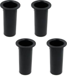 Zy04181418 Geesatis 4 Pcs Speaker Port Tubes 4.72 Inch X 2 Abs Box Bass Air Blac