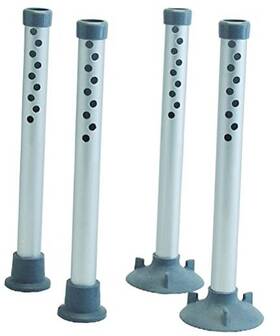 79294a Gf Health Products Inc. Lumex Replacement Legs With Flange Tips/suction Cups For 7925a 7927a And 7929
