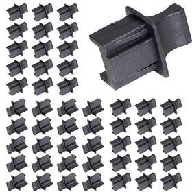 Gintooyun 738632035472 50pcs Rj45 Anti Dust Cover Cap Protector Protects Ethernet Hub Port By Fengqlong