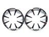 Gr104 Jensen Lot Of Chrome Subwoofer Speaker Grille Cover