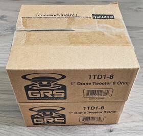 1td1-8 Grs 1 Inch Dome Tweeters 8 Ohm Lot Of 2