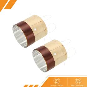 X0.63 Gryfton 669739144838 2 X Woofer Voice Coil 1.75 Inch Layers Round Copper Wire Speaker