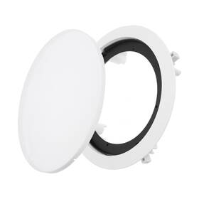 Gryfton 676766088677 Ceiling In-wall Speaker Grille Cover And Base 6.5 Inch White Round Metal Covers