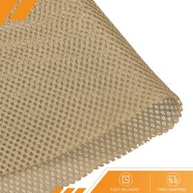 1.45m Gryfton 680811069504 Speaker Grill Cloth 0.5 X Polyester Fiber Stereo Mesh Fabric Light Khaki