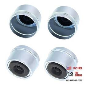 Heiher 20225420 2.44ftft Trailer Hub Dust Cap 4 Pcs Axle Wheel 2.44inch