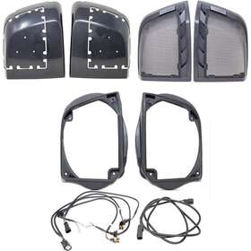 Hd14h Hertz Saddle Bag Lid Kit With Speaker Harness Speakers Not Included