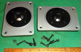 H-2505 Hitachi 2 Dome Tweeters Inch Lo-d Series Clean Working 1970s 16 Watt