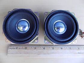 077ya-a1115 Honson Sharper Image 3 Inch Micro Woofer Speaker Pair 4 Ohms 3-15 Watts