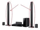 Ps-ft2-3 Ht-h4530 Original System Samsung Pair Front Theater Home Speaker