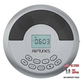 Impecca 840380200948 Cd Player Portable Rechargeable Battery Bulit-in - Wireless Dual Speakers