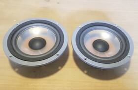 902-0932 Infinity Rs-9 Oem Woofers With Fresh Professional Refoam - Drop In Ready