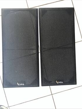 M6559-xoo Infinity Pair Reference 3 Speaker Grates Grills Covers Used See Photos
