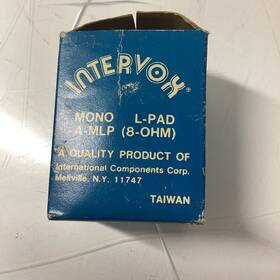 R-617 Intervox / International Components Corp. R617 L-pad 8-ohm 15w Mono Audio Volume Level Control Attenuator
