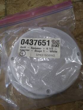 0437651 Jbl 4- 6 1/2 Inch Speaker Cover New