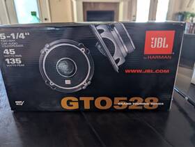 Jbl 050036930277 Gto 528 Grand Touring Series 5 1/4 Inch Speakers Pair New In Box