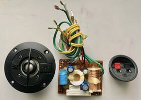 Tw025xe Jbl 73895 Genuine Crossover Terminals Jacks And Tweeter For P50 Or G500 Speakers