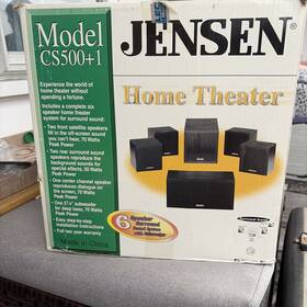 Cs500 Jensen 1 Model 6 Speaker Surround Sou New In Box Vintage No Wires