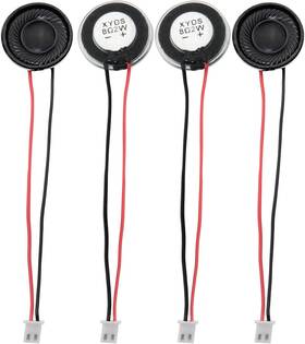 Rmsimsw-28-4 Jjhxsm Magnetic Loudspeaker 4pcs 28mm/1.10inch 8ohm 2w Round Metal Shell Internal