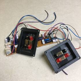 Sp2189a Kef Q60 Speaker Crossover Filter Pair Set With Back Connection Panels