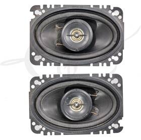 Kfc-4675 Kenwood Pair Of Vintage Car Audio Speakers 4ohma 60w 4 Inch X6 2-way