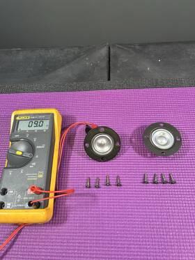 T03-0086-05 Kenwood T03-0054-05 Super Tweeters Speaker Kl-888x Pair With Screws Tested